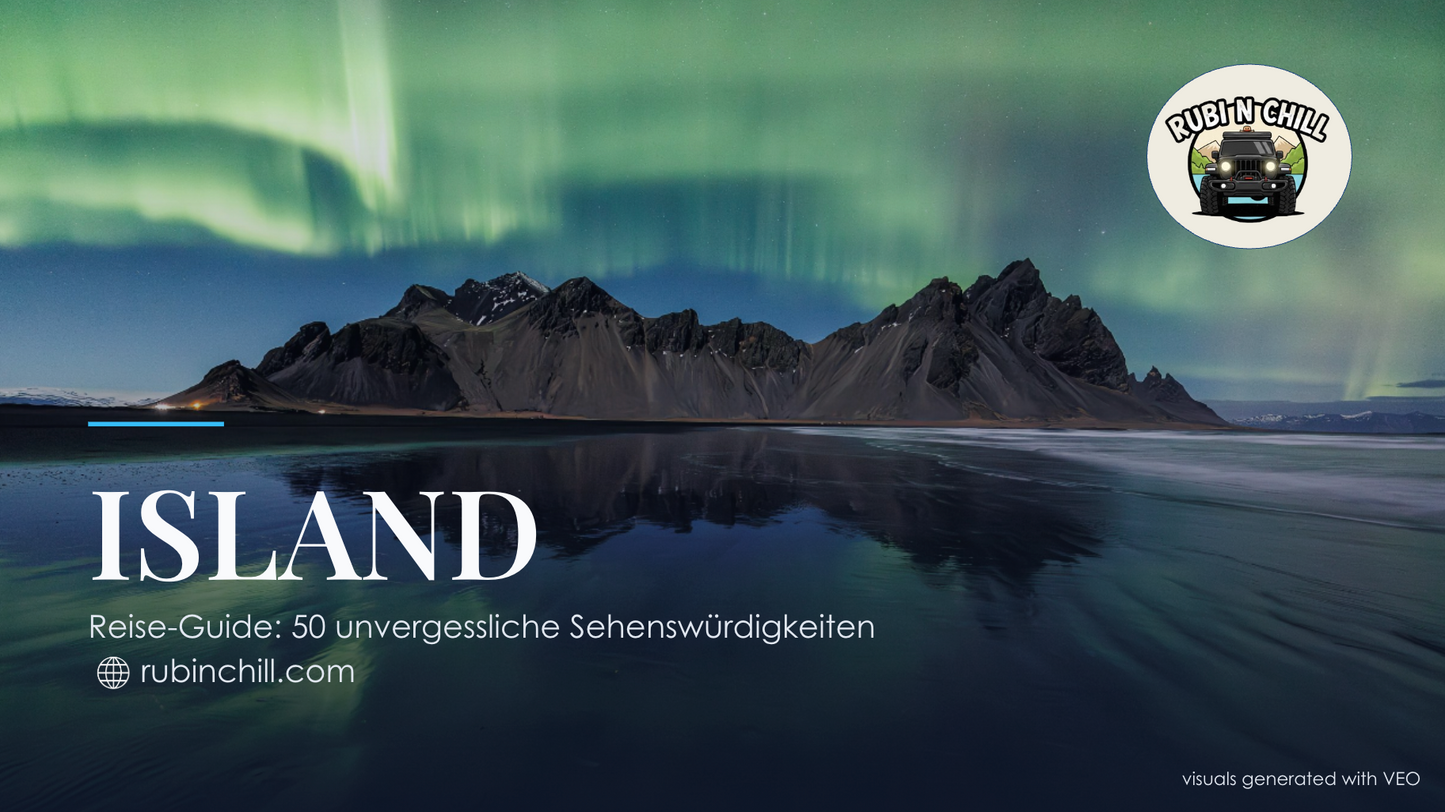 Island Reise-Guide: 50 unvergessliche Sehenswürdigkeiten