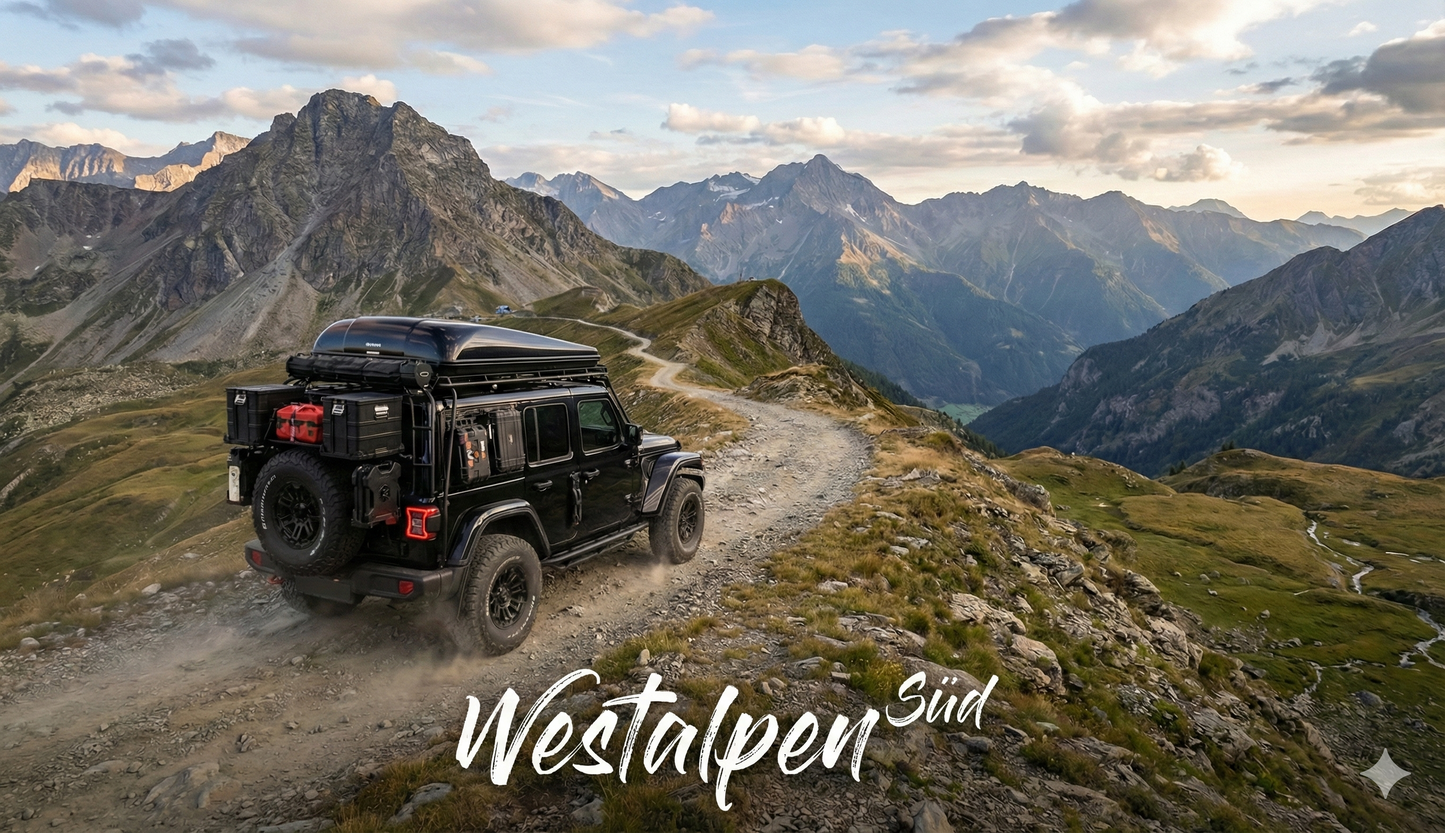 GPX Westalpen nach Süden